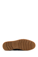 Men's Black Leather Casual Loafer | Derimod