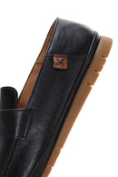 Men's Black Leather Casual Loafer | Derimod