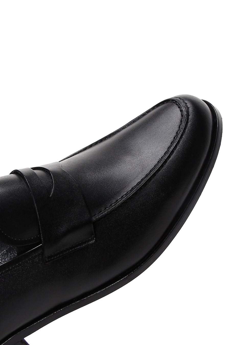 Erkek Siyah Deri Klasik Loafer