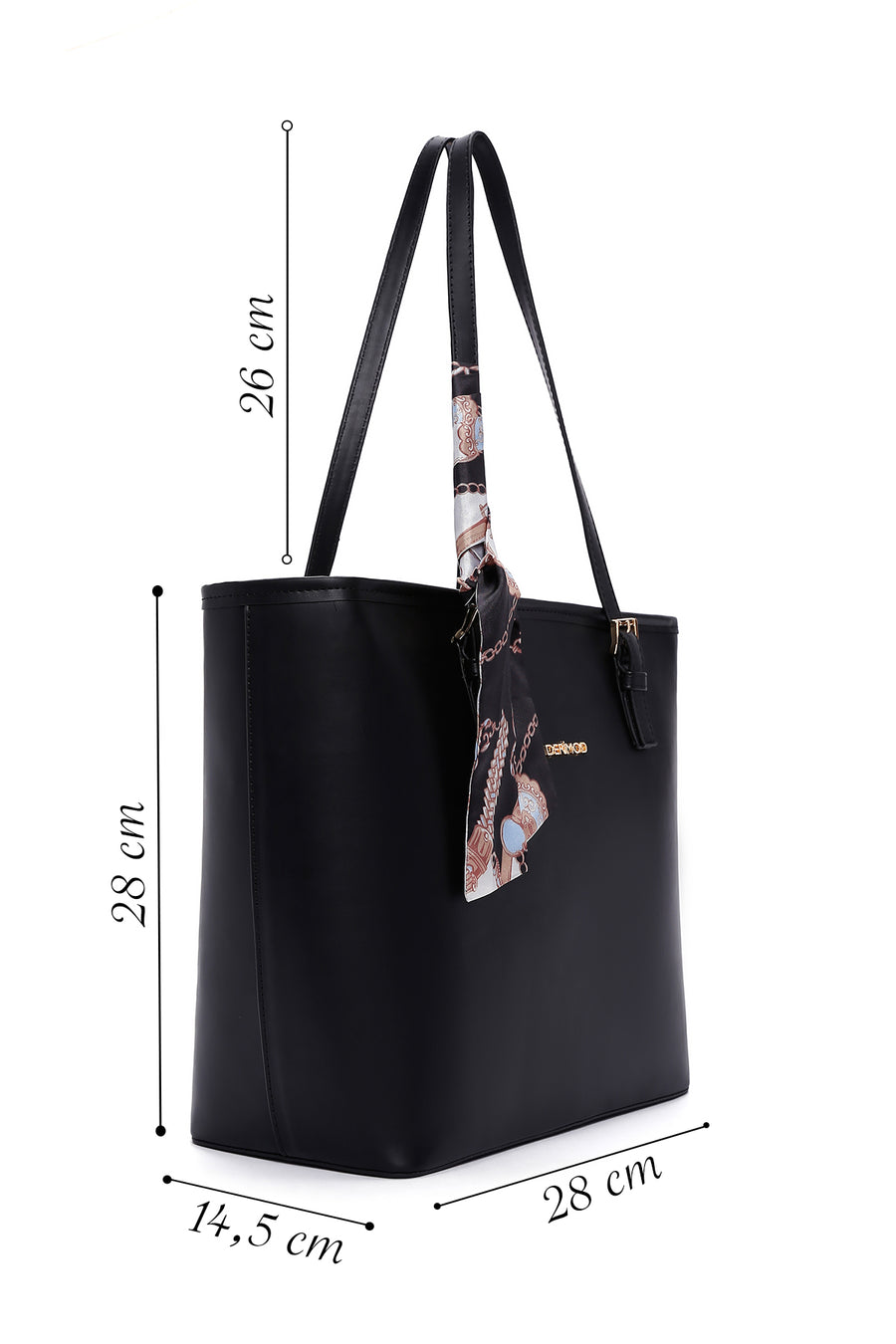 Women's Black Shoulder Bag