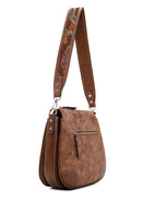Women's Tan Nubuck Crossbody Bag | Derimod