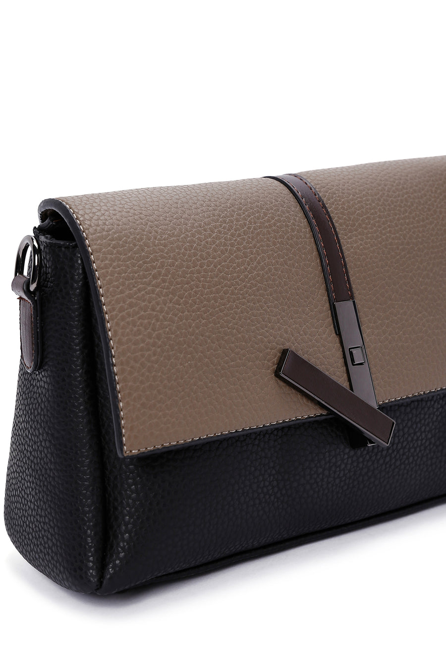 Women's Black Long Strap Crossbody Bag