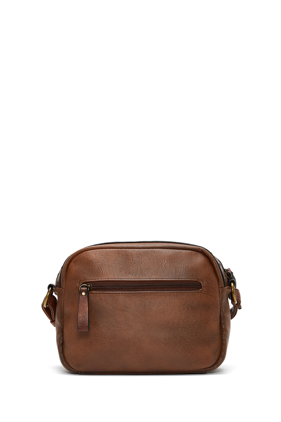 Women's Tan Long Strap Crossbody Bag