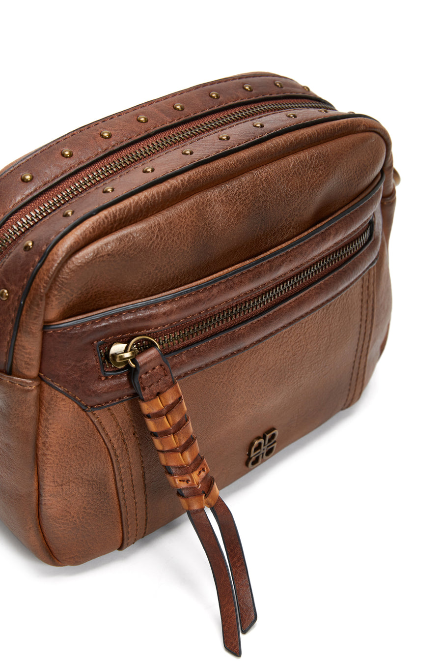 Women's Tan Long Strap Crossbody Bag
