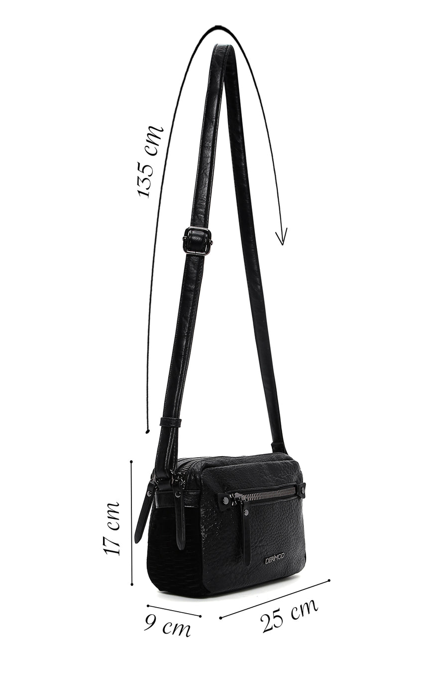 Women's Black Crossbody Bag