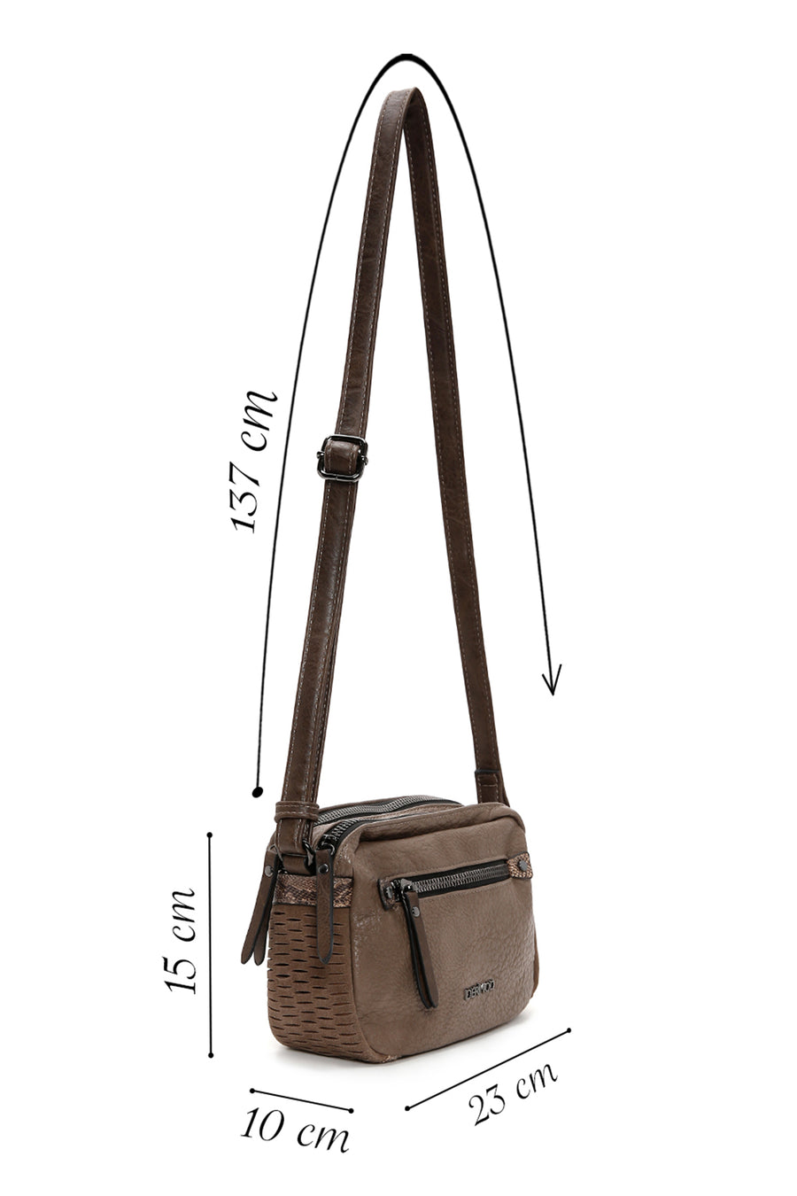 Women's Khaki Crossbody Bag