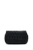 Women's Black Long Strap Quilted Shoulder Bag | Derimod