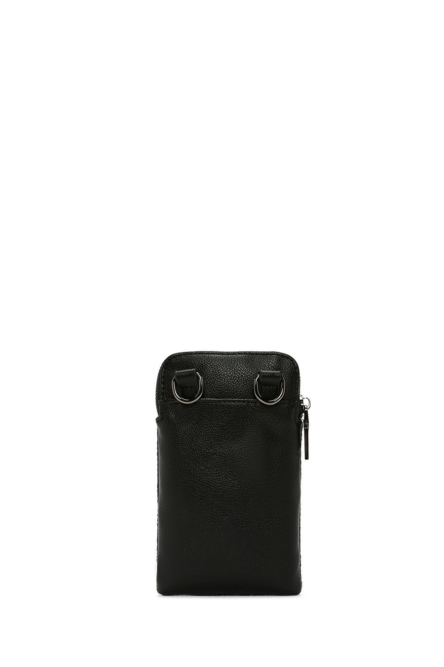 Women's Black Long Strap Stone Cross Bag