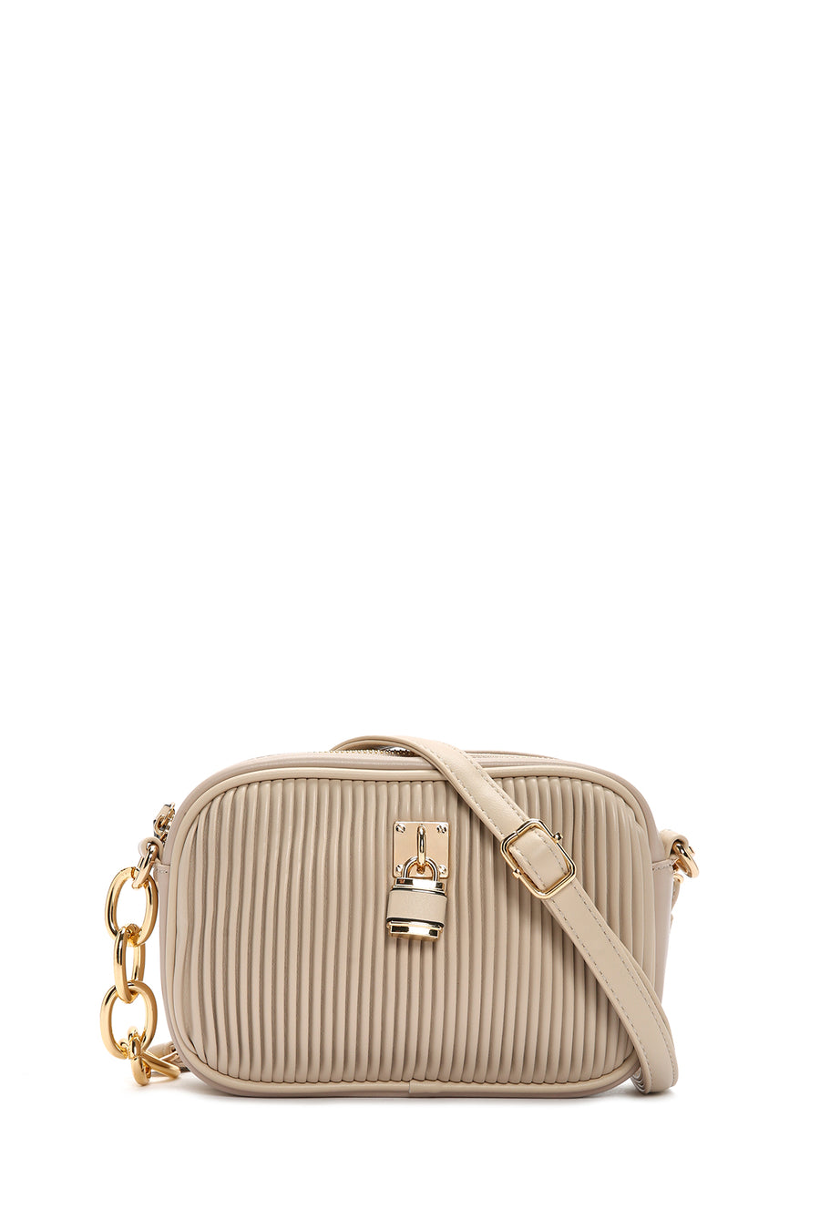 Women's Beige Long Strap Crossbody Bag 23WBD246918 | Derimod