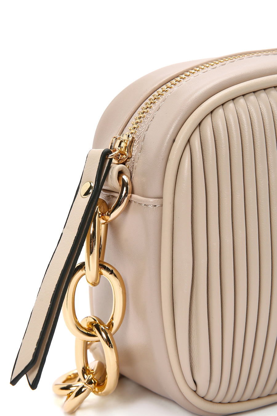 Women's Beige Long Strap Crossbody Bag
