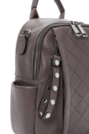 Women's Mink Strap Quilted Backpack | Derimod