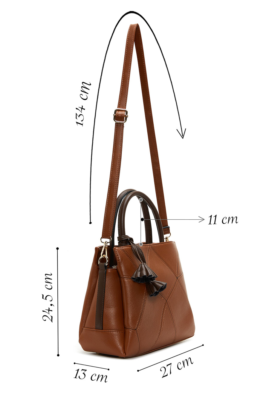 Women's Tan Shoulder Bag