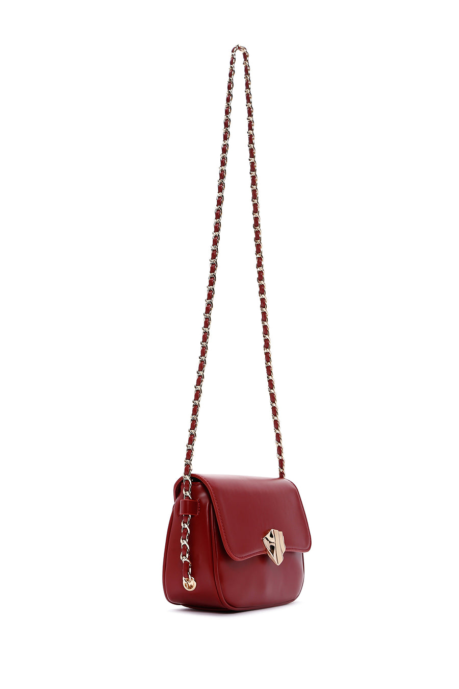 Women's Burgundy Crossbody Bag