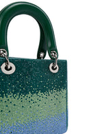 Women's Green Long Chain Strap Stone Handbag | Derimod
