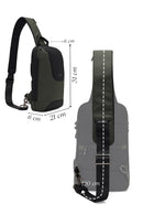 D-Pack Men Khaki Technological Crossbody Bag | Derimod