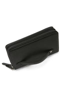 Men's Black Leather Handbag with Phone Compartment | Derimod