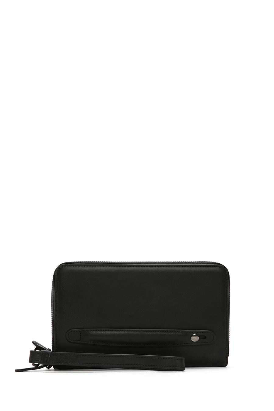Men's Black Leather Handbag with Phone Compartment 23WBD3100CR | Derimod