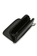 Men's Black Leather Handbag with Phone Compartment | Derimod