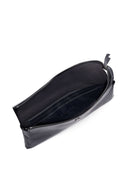 Men's Black Leather Mini Handbag | Derimod