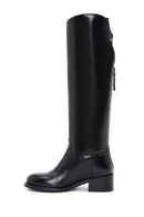 Women's Black Leather Boots | Derimod