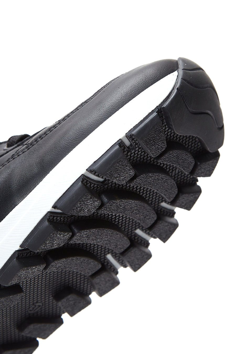 Kadın Siyah Deri Kapitone Sneaker