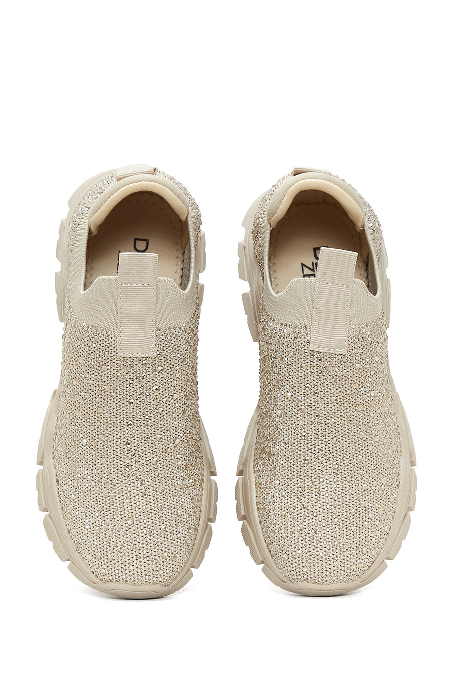 Women's Beige Stone Thick Soled Sneaker