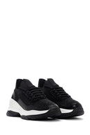 Kadın Siyah Kalın Tabanlı Sneaker | Derimod