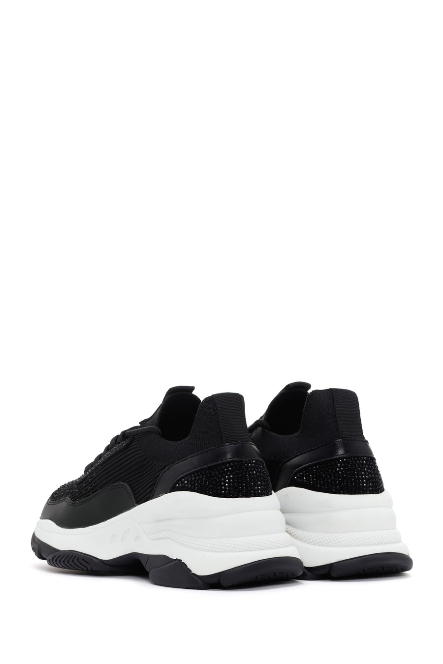 Kadın Siyah Kalın Tabanlı Sneaker