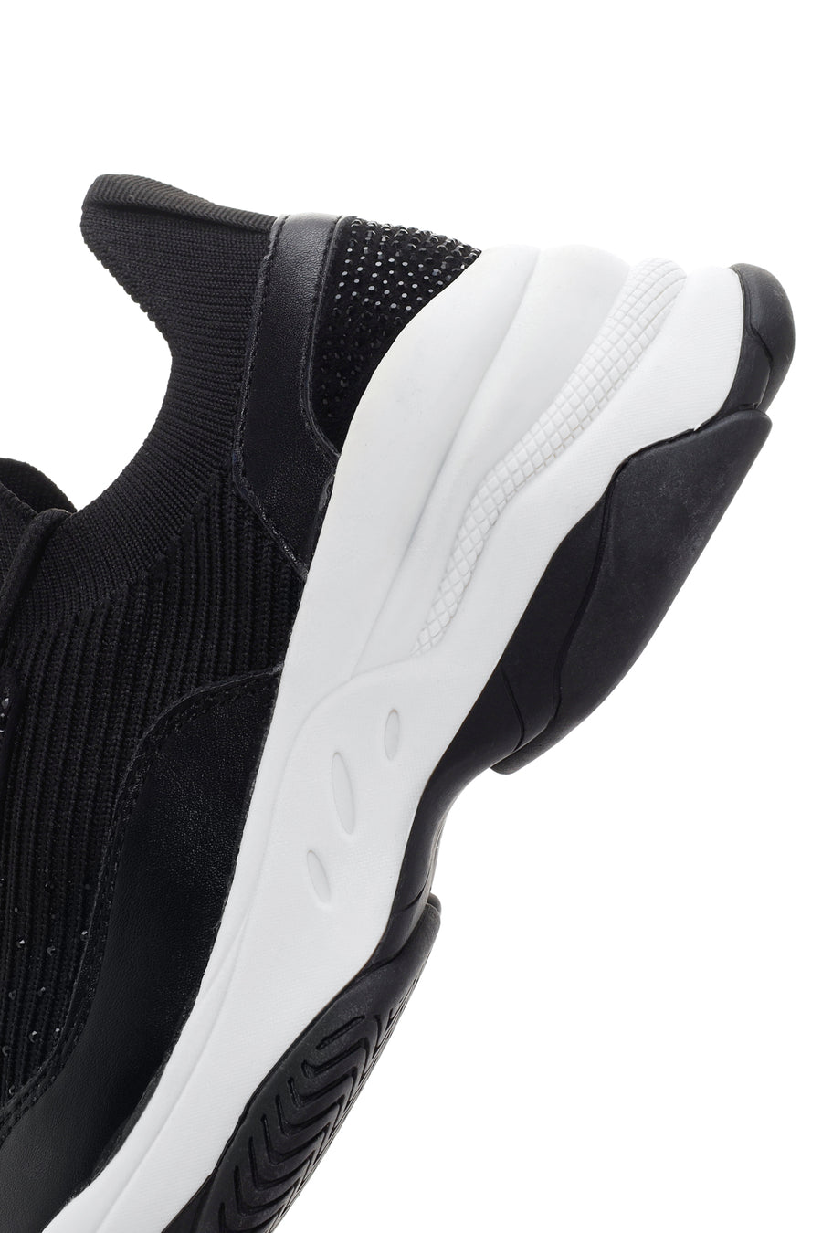 Kadın Siyah Kalın Tabanlı Sneaker