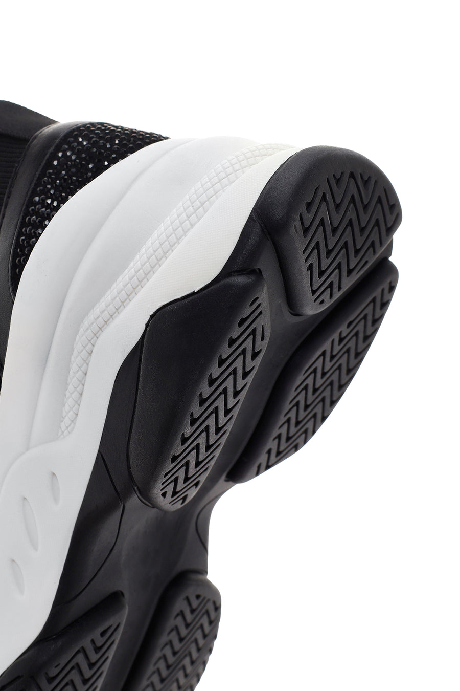 Kadın Siyah Kalın Tabanlı Sneaker