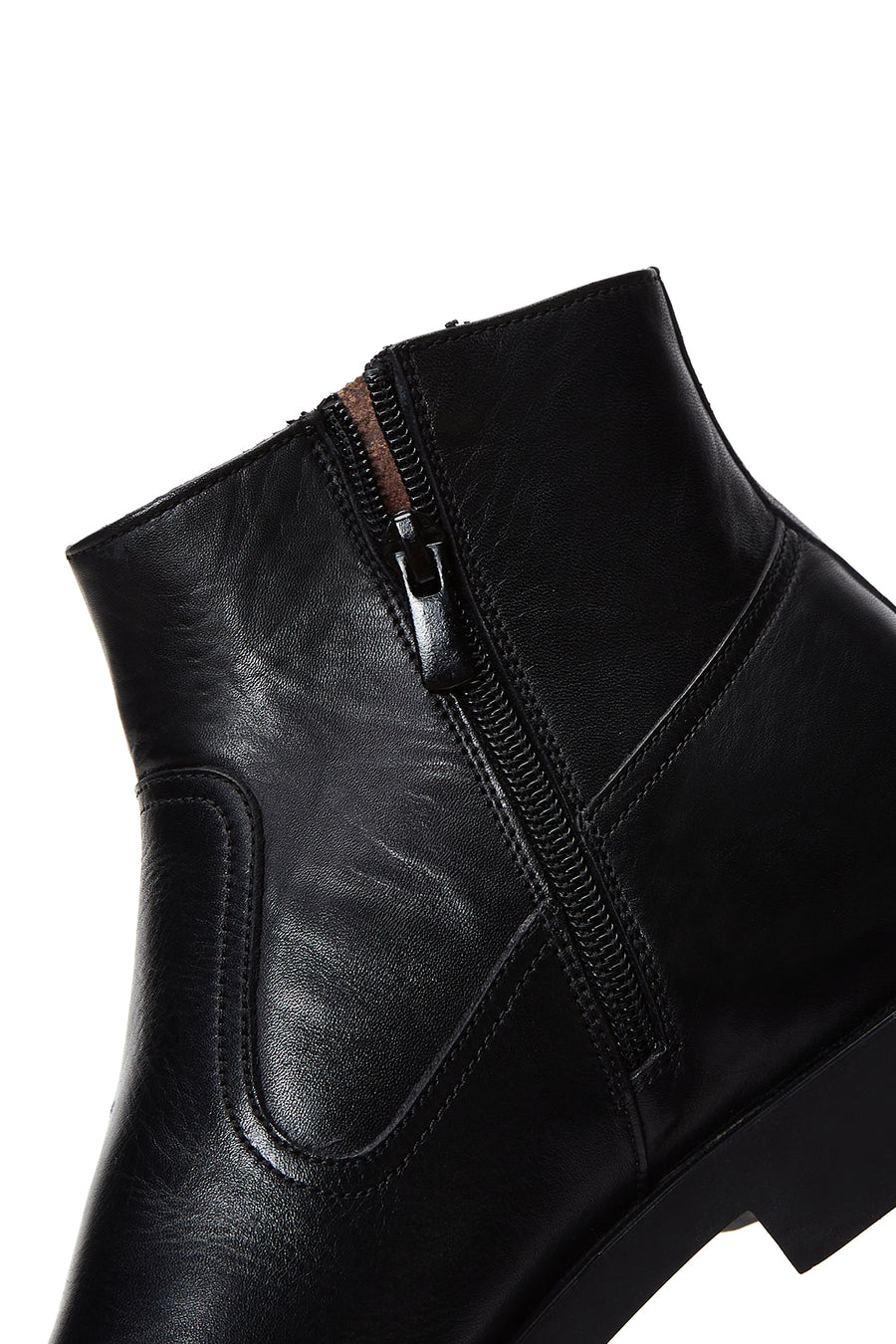 Men's Black Leather Classic Boots
