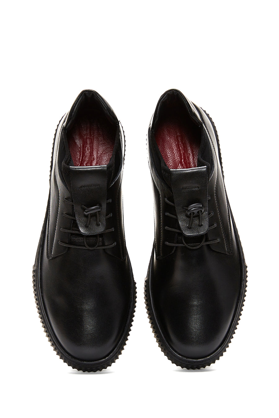Erkek Siyah Deri Casual Sneaker