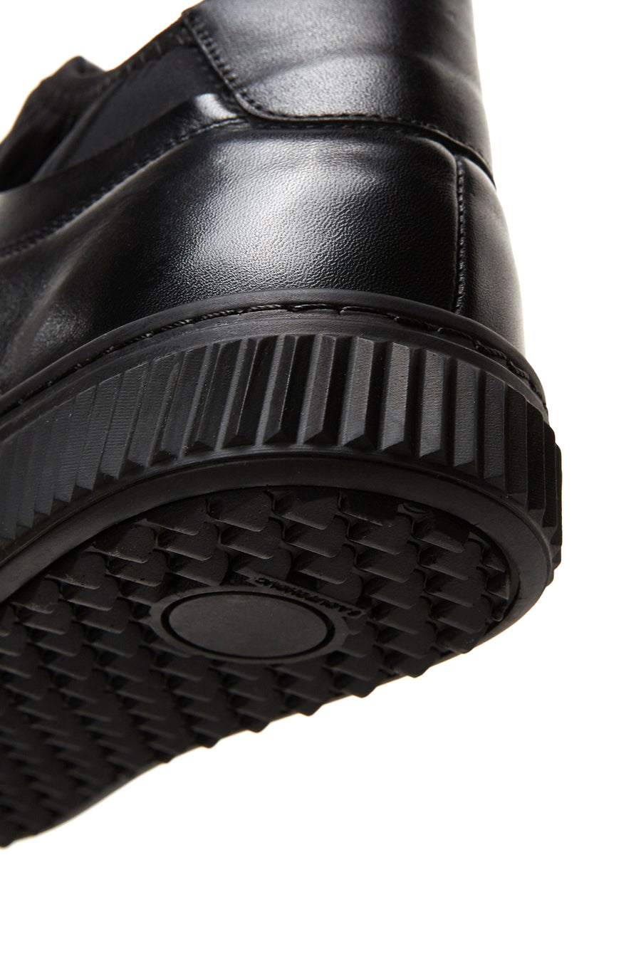 Erkek Siyah Deri Casual Sneaker