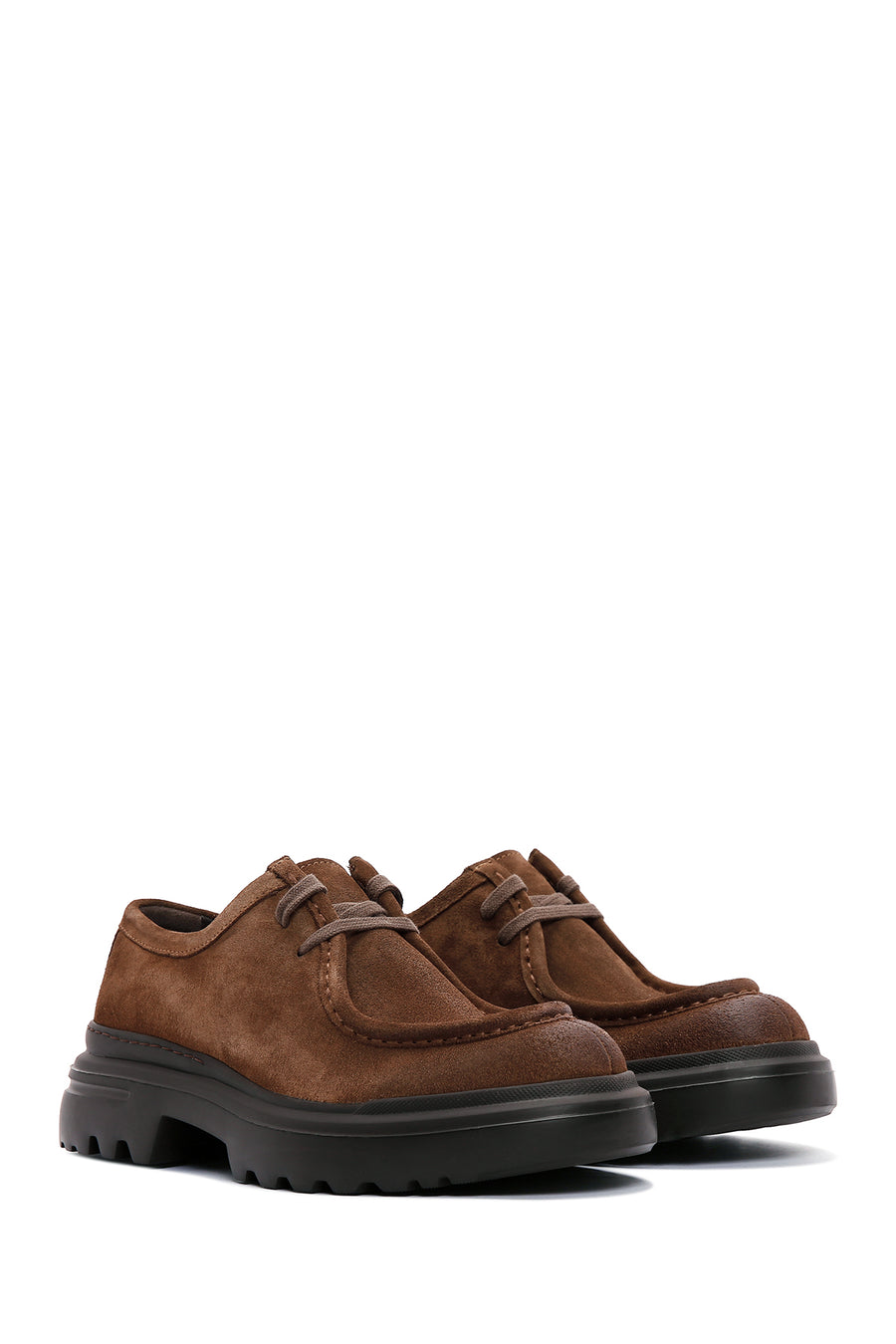Men's Tan Suede Leather Casual Shoes