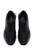 Erkek Siyah Nubuk Deri Sneaker | Derimod