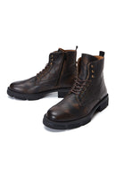 Men's Brown Leather Boots | Derimod