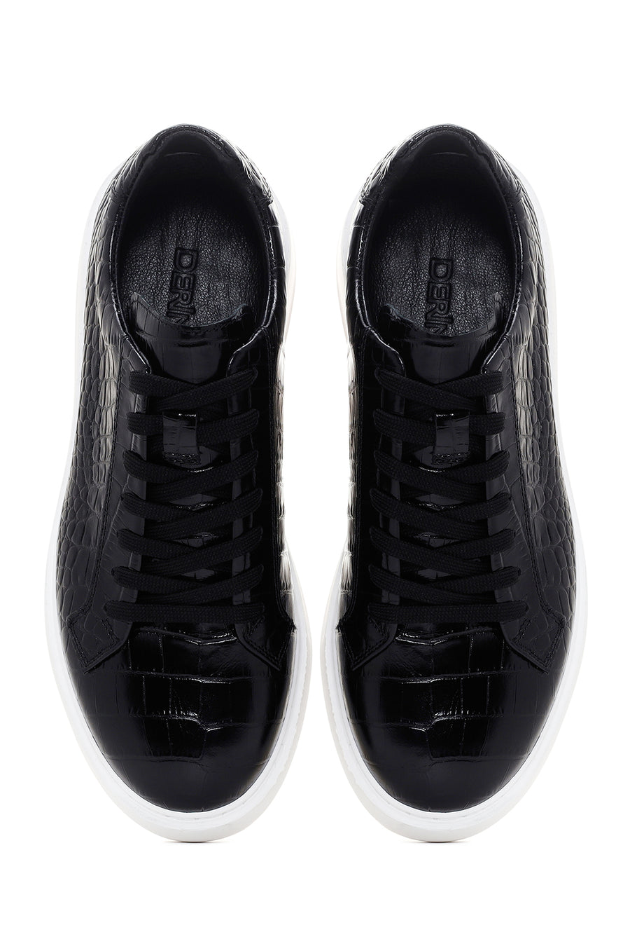 Men's Black Leather Sneaker