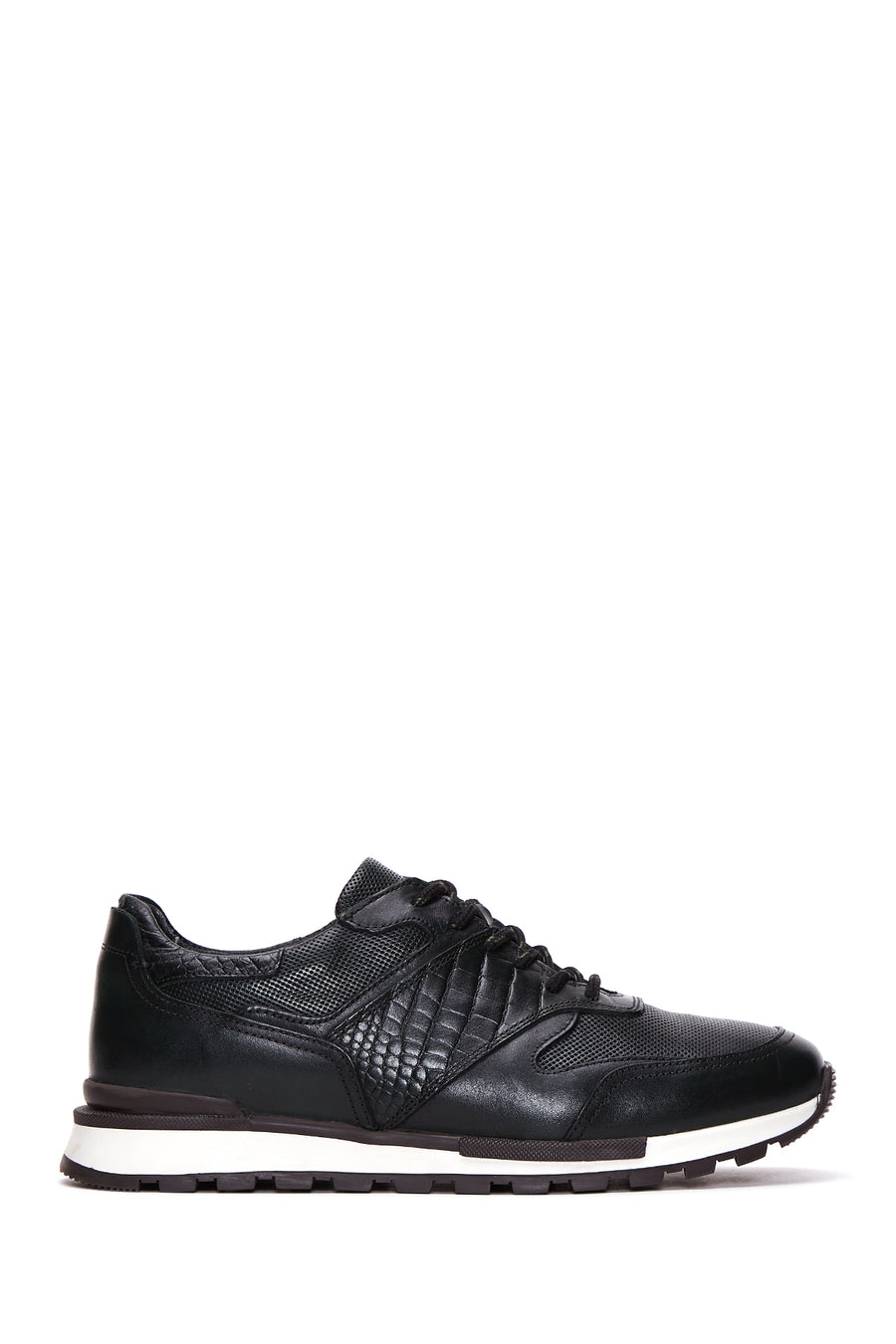 Men's Green Leather Sneaker 23WFD610414 | Derimod