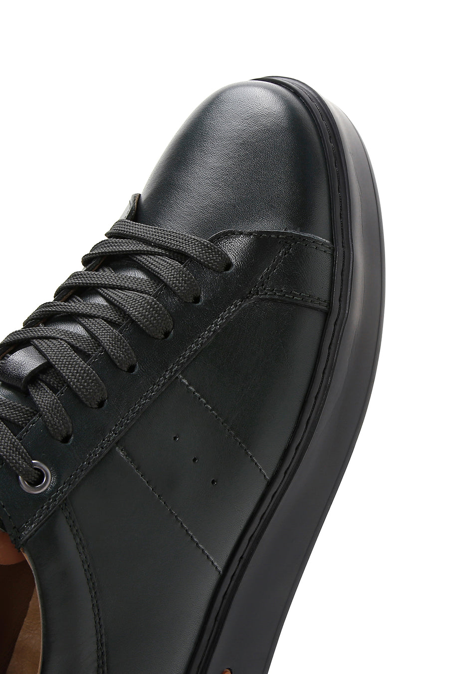 Men's Khaki Leather Sneaker