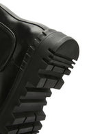 Men's Black Thick Soled Leather Chelsea Boots | Derimod