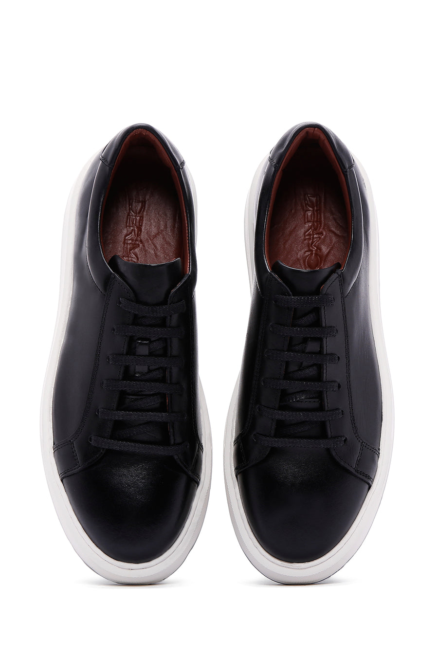 Men's Black Leather Sneaker