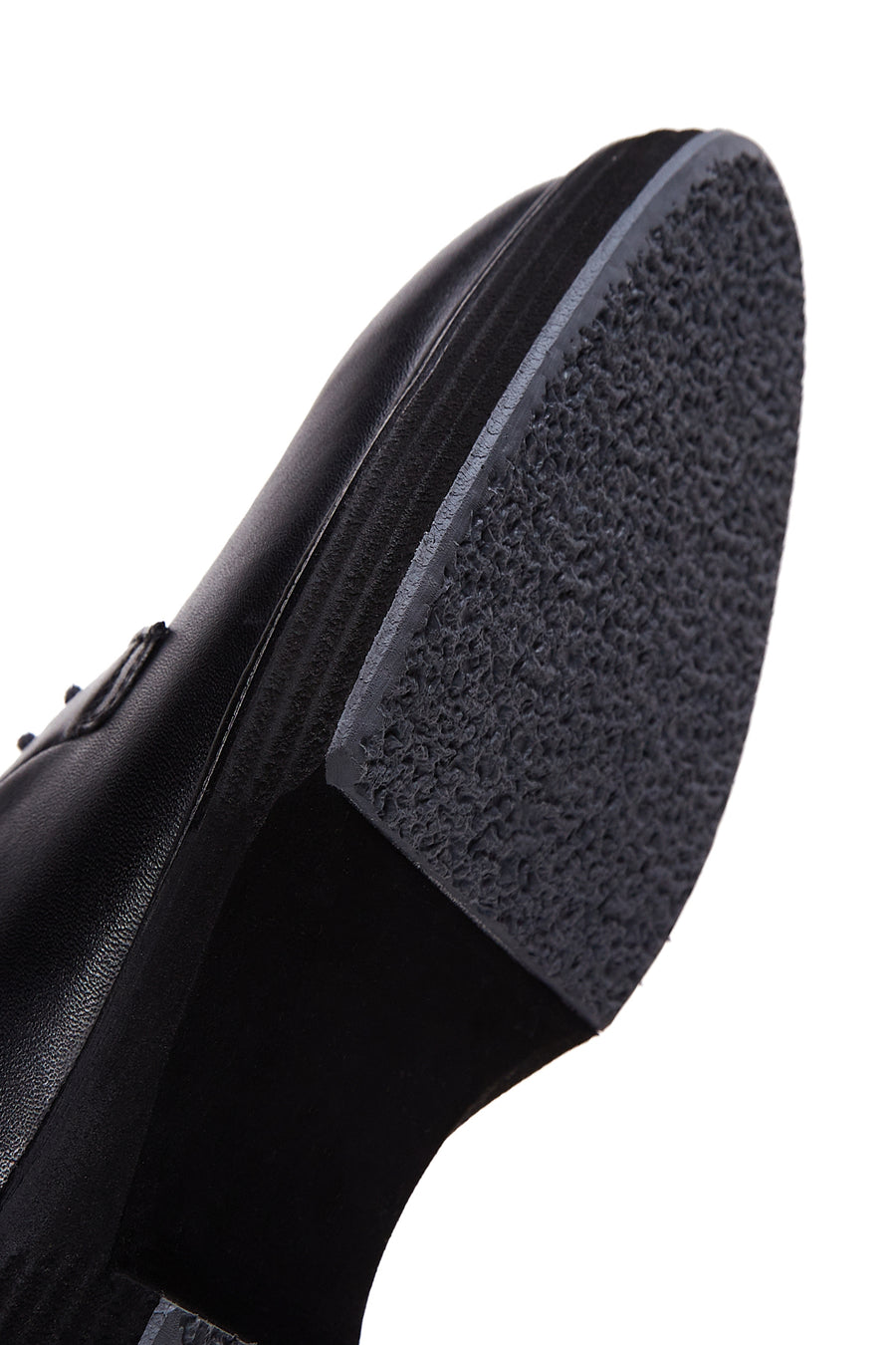 Men's Black Leather Casual Shoes
