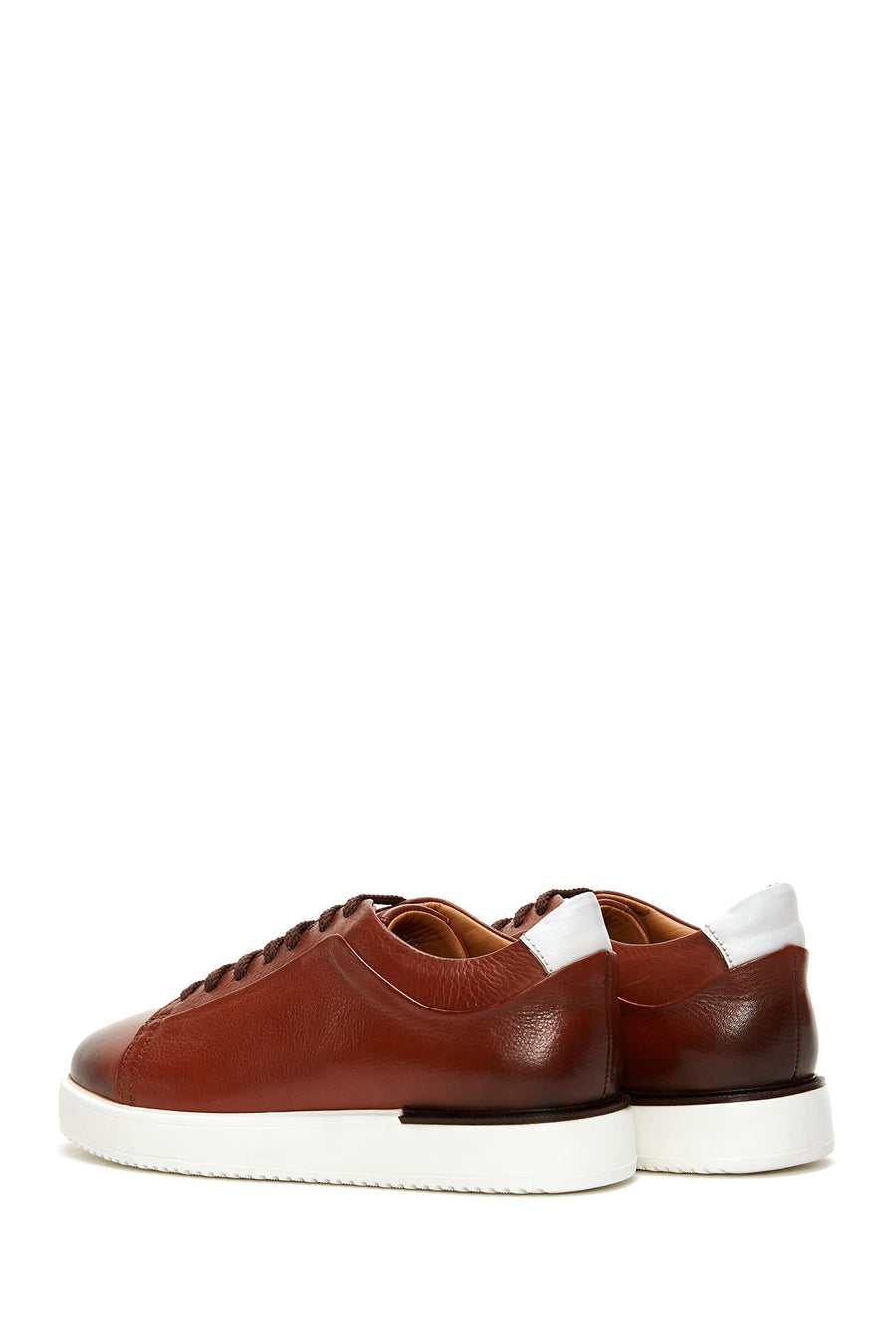 Erkek Taba Deri Sneaker
