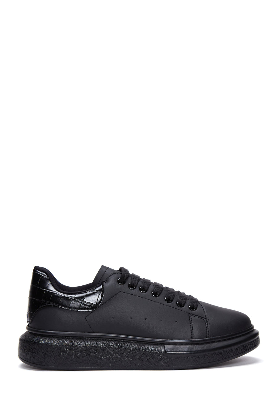 Men's Black Thick Soled Sneaker 23WFD662018 | Derimod