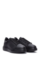 Men's Black Thick Soled Sneaker | Derimod