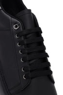 Erkek Siyah Bağcıklı Kalın Tabanlı Sneaker | Derimod