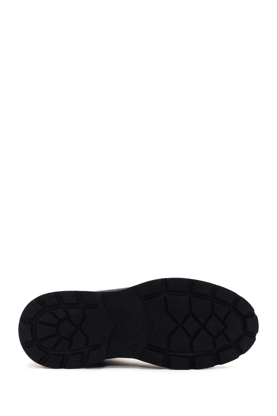 Men's Black Suede Detailed Casual Leather Boots
