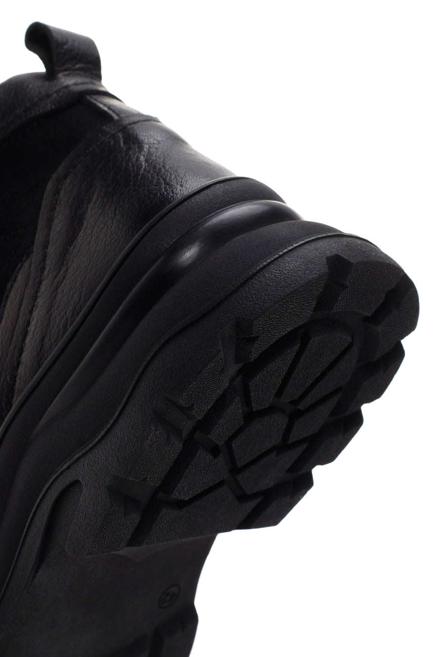 Men's Black Suede Detailed Casual Leather Boots