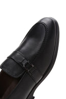Erkek Siyah Deri Casual Loafer | Derimod