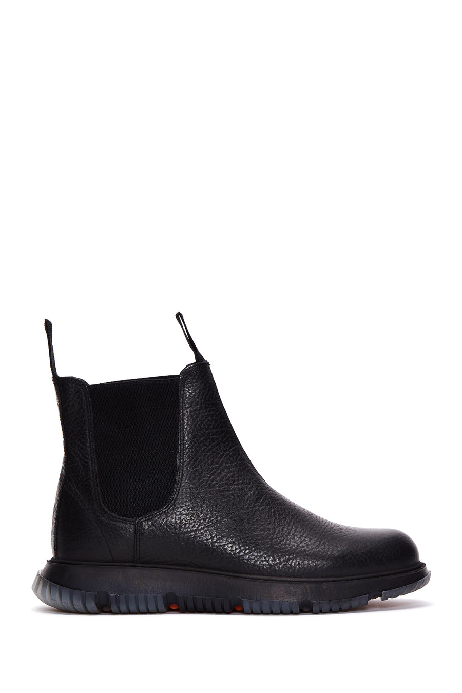 Men's Black Leather Chelsea Boots 23WFD6807FT | Derimod
